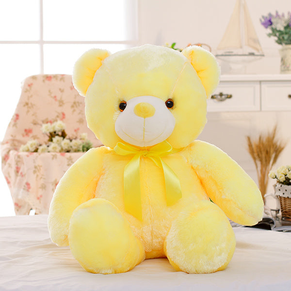 Glow-in-the-dark teddy bear for magical nights!