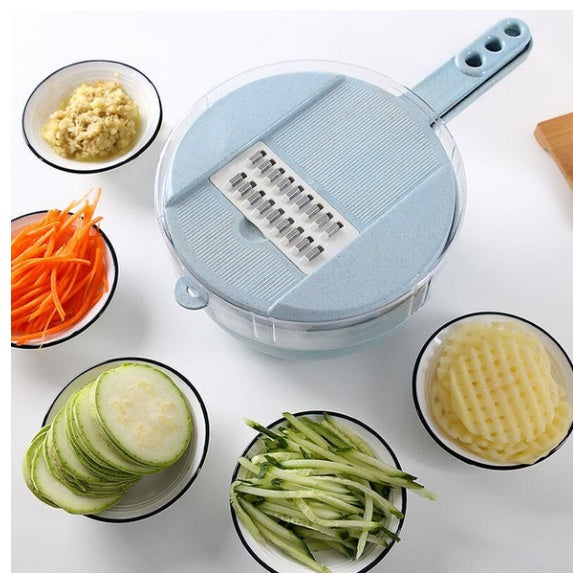 8-in-1 Vegetable Slicer – Easy, Fun, Kitchen Essential!