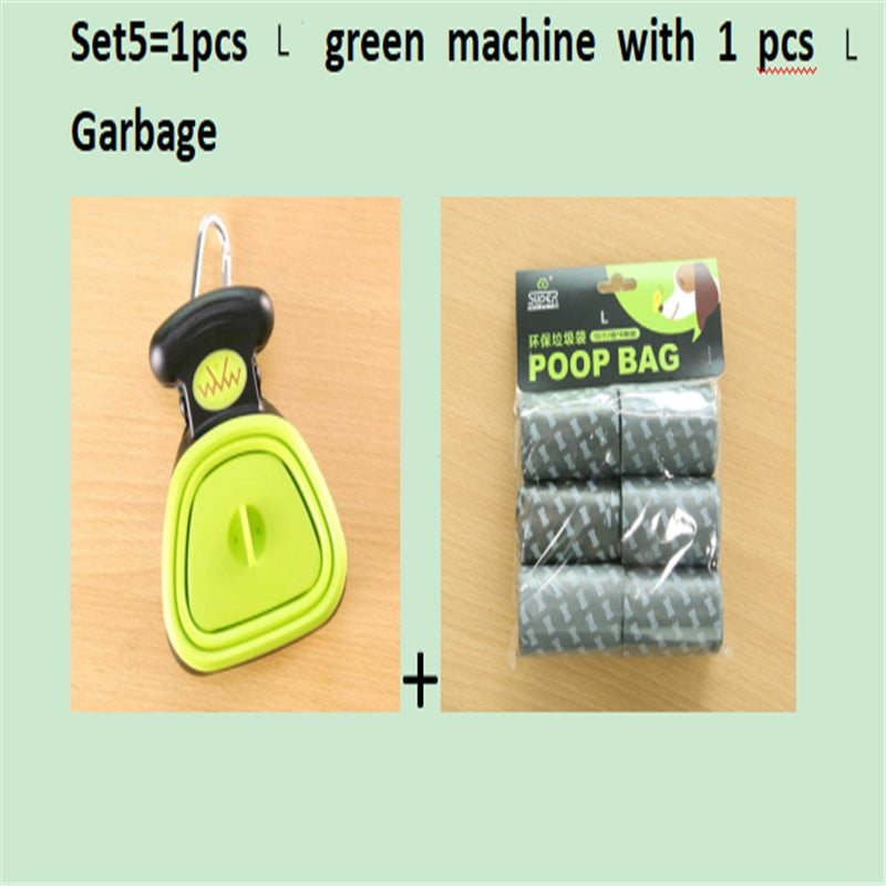 Foldable Dog Pooper Scooper – Includes 1 Roll Biodegradable Bags