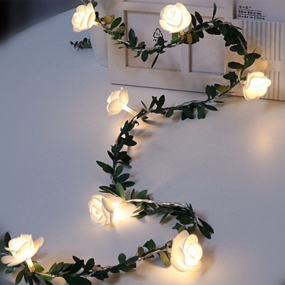 Green Leaf Fairy Lights – Nature-Inspired Home Decoration
