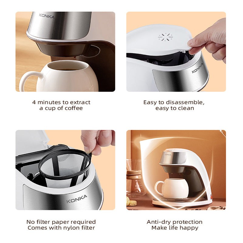 Portable Small Coffee Maker – Fresh Coffee Anytime, Anywhere