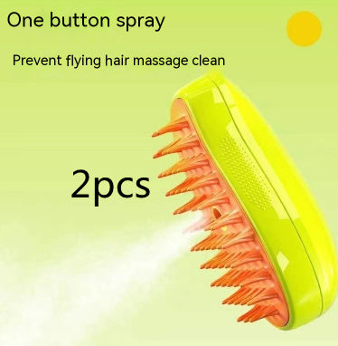 Steam, groom, and shine – all in one pet brush!