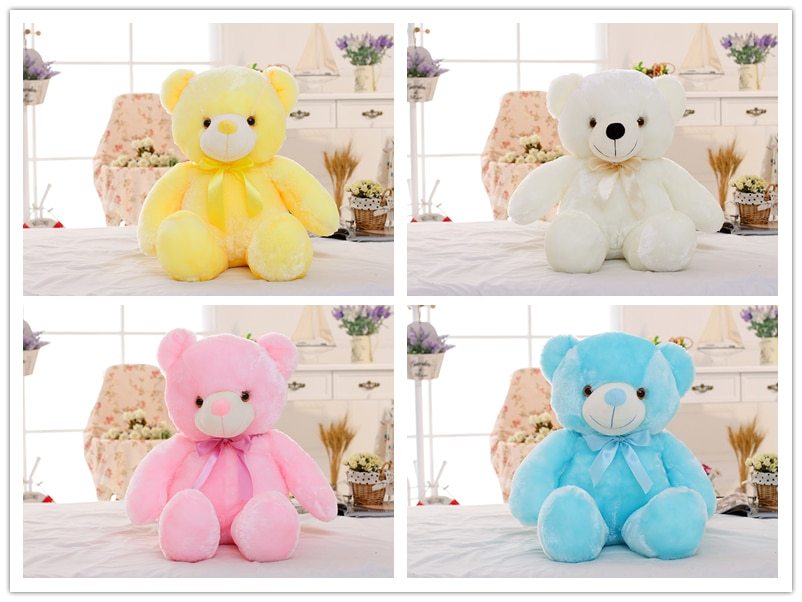 Glow-in-the-dark teddy bear for magical nights!