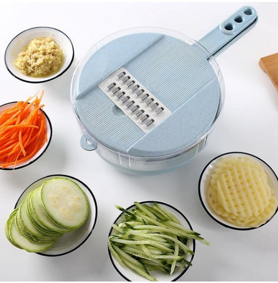 8-in-1 Vegetable Slicer – Easy, Fun, Kitchen Essential!