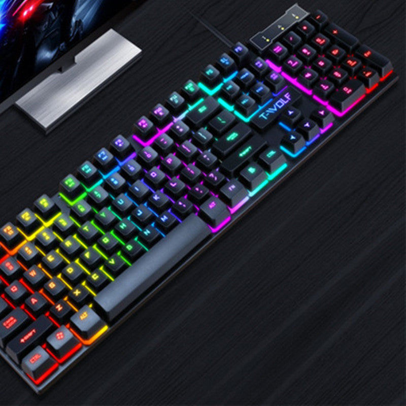 Glow Gaming Keyboard – Fun, Durable, Precise Gameplay!