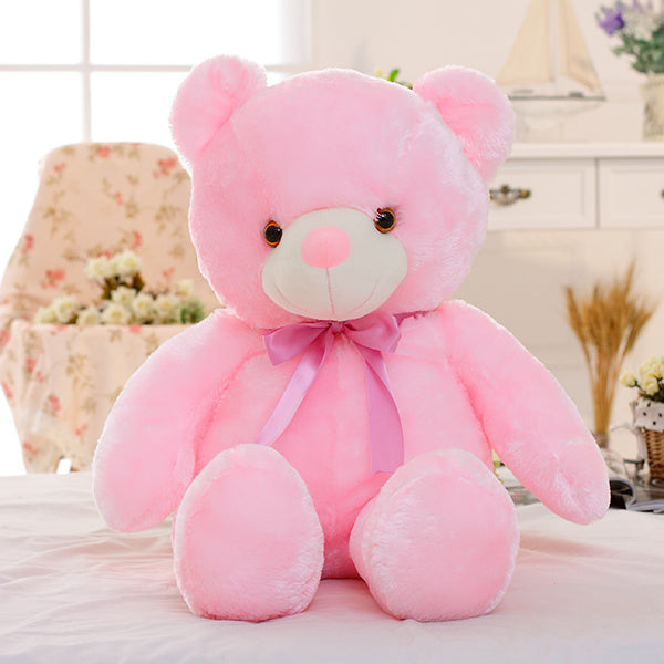 Glow-in-the-dark teddy bear for magical nights!