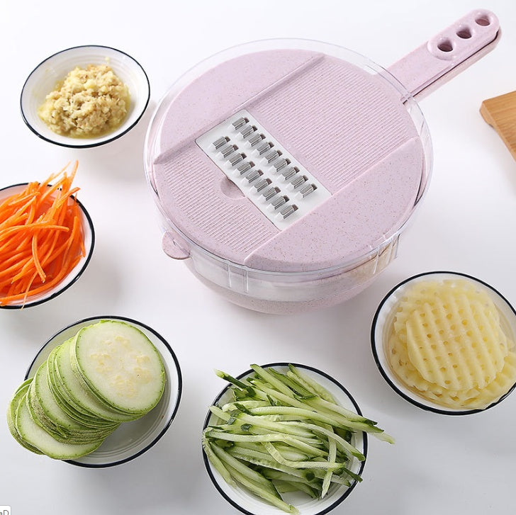 8-in-1 Vegetable Slicer – Easy, Fun, Kitchen Essential!