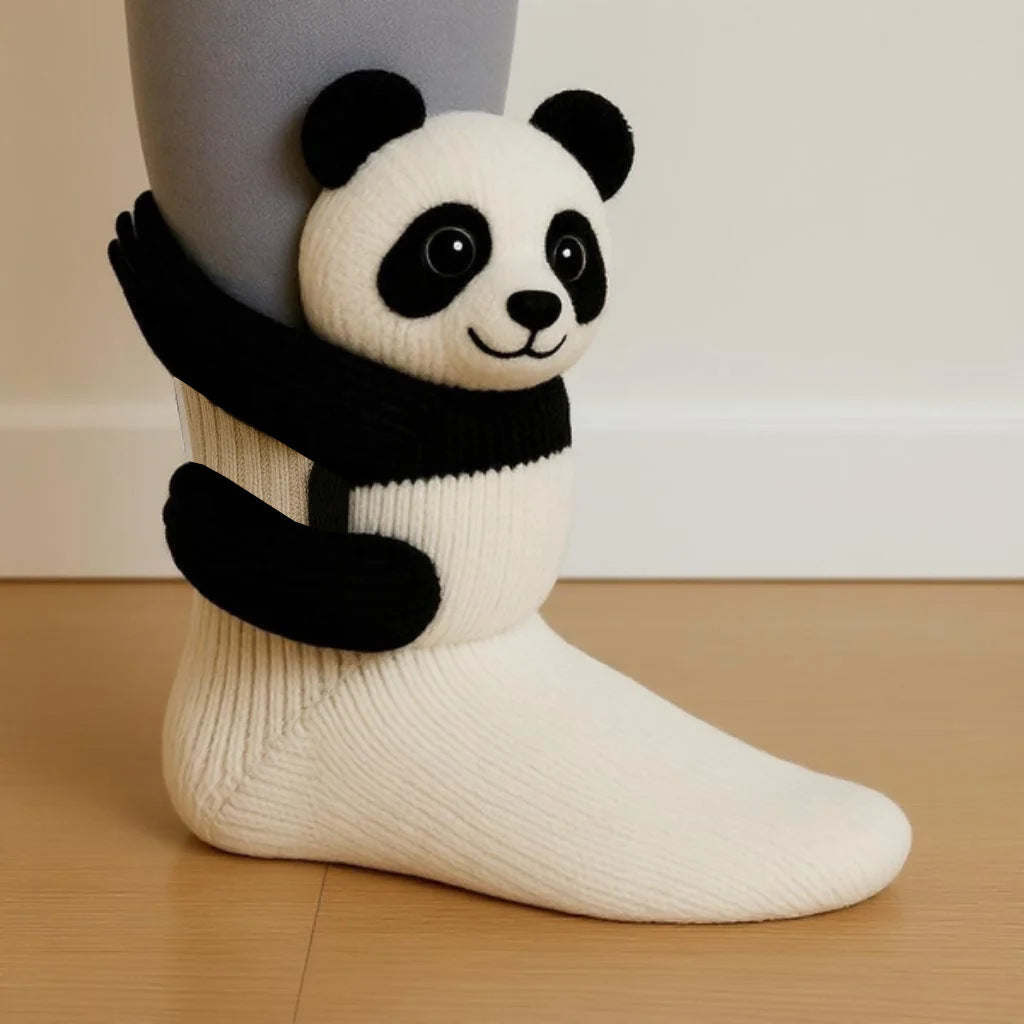 Cute Plush Animal Socks – Soft, Comfy, Playful Style!