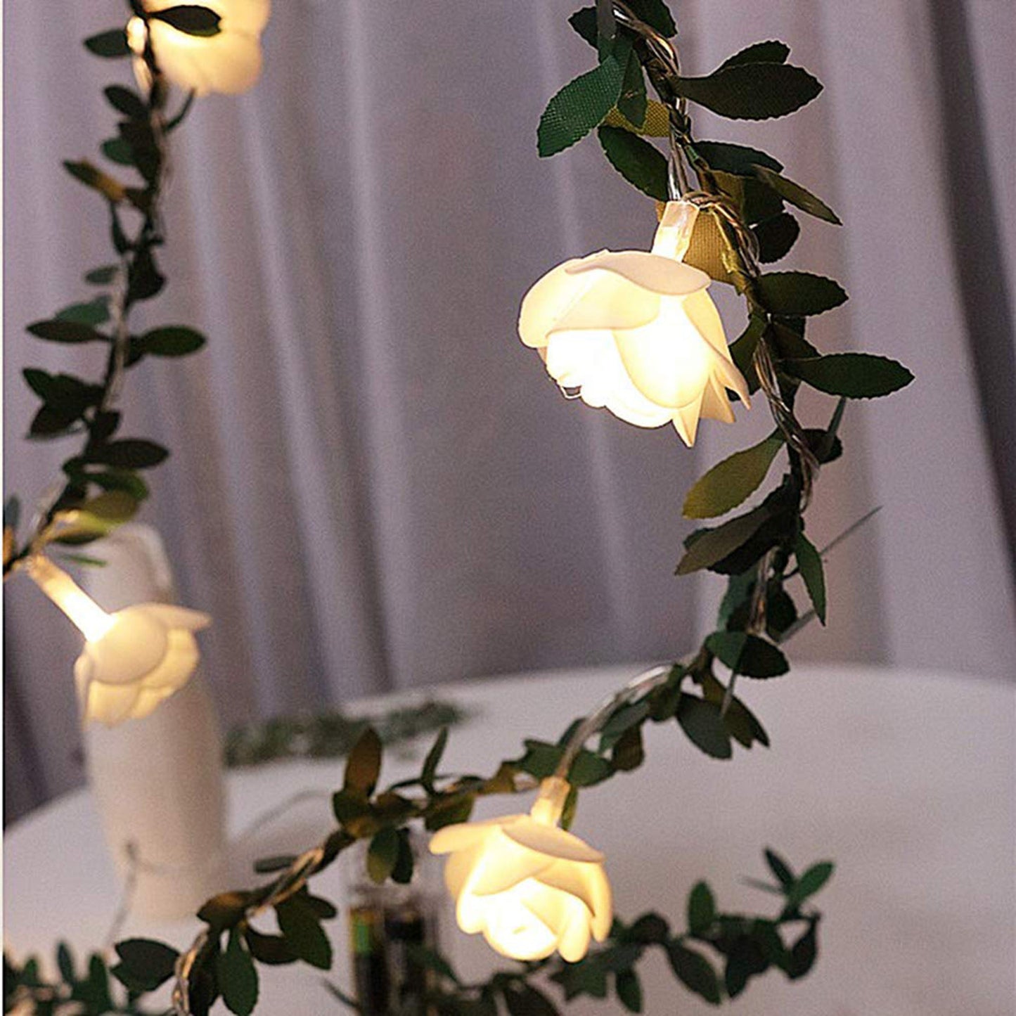 Green Leaf Fairy Lights – Nature-Inspired Home Decoration