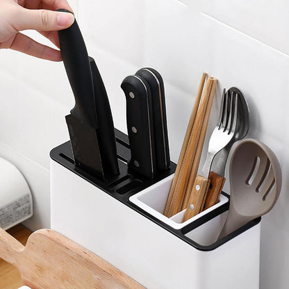 Plastic Kitchen Storage Rack – Organize Knives and Tableware Easily