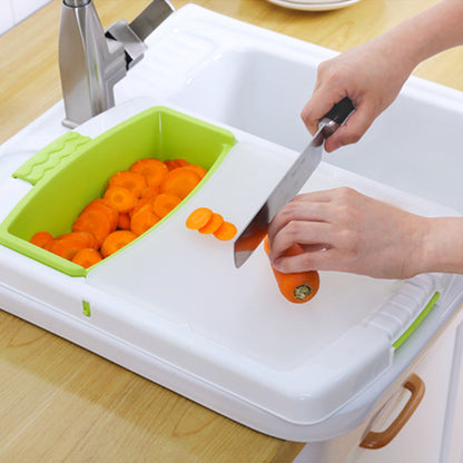 Multi-Function Cutting Board – Convenient Drain for Kitchen Use