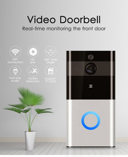 WiFi Visual Doorbell with Motion Sensor and Two-Way Audio