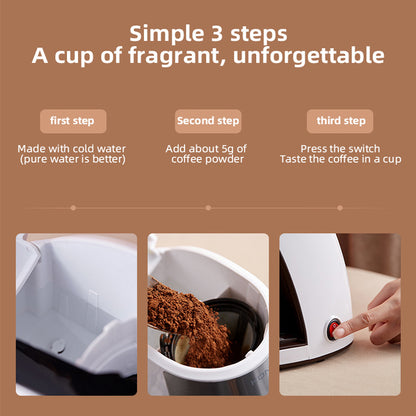 Portable Small Coffee Maker – Fresh Coffee Anytime, Anywhere
