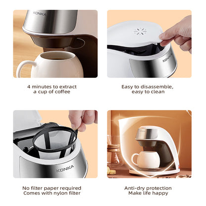 Portable Small Coffee Maker – Fresh Coffee Anytime, Anywhere