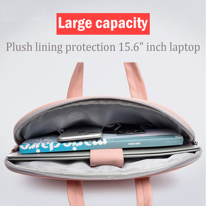 PU Leather Laptop Bag – Stylish Shoulder Briefcase for 13–15.6 inch Laptops