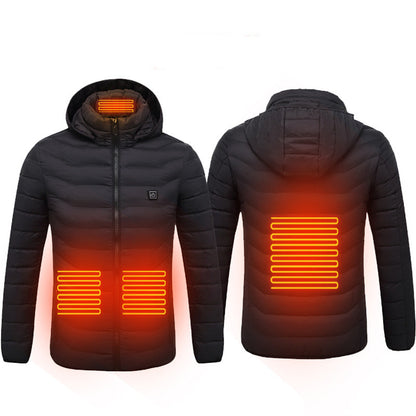 SmartHeat™ Men’s USB Electric Jacket – Warm Winter Coat