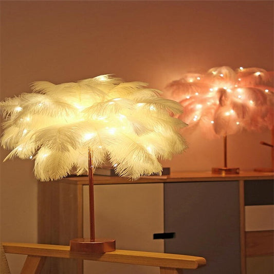 Modern Feather Desk Lamp – Add Style and Warmth