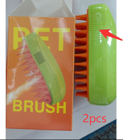 Steam, groom, and shine – all in one pet brush!