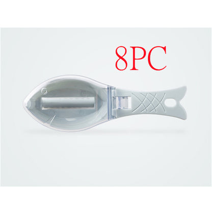 Smart fish scraper for quick, mess-free kitchen prep!