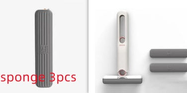 Portable Floor and Surface Cleaner with Soft Sponge Mop