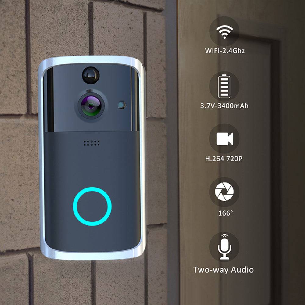Wireless Video Doorbell with WiFi –Smart Home Security Camera