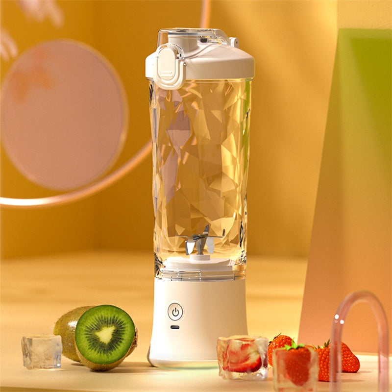 Mini Portable Blender Juicer with 6 Blades – Perfect for Smoothies & Protein Shakes