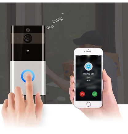 WiFi Visual Doorbell with Motion Sensor and Two-Way Audio