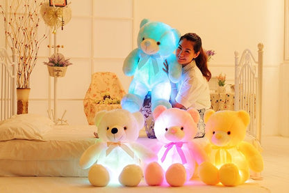 Glow-in-the-dark teddy bear for magical nights!