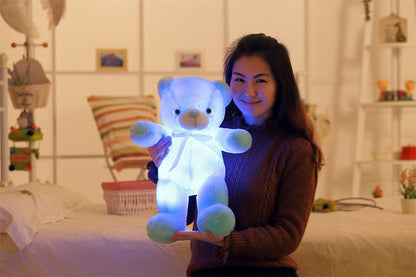 Glow-in-the-dark teddy bear for magical nights!