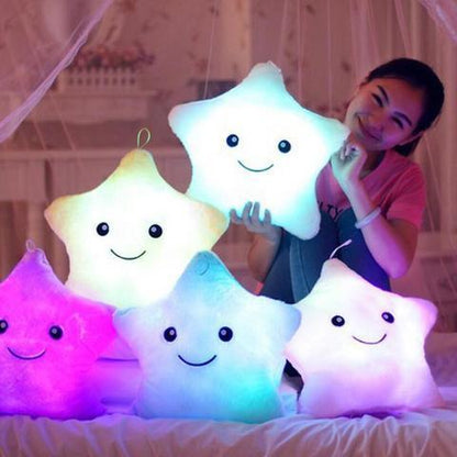 Luminous Star Pillow – Colorful, Soft, Perfect Gift for Kids!