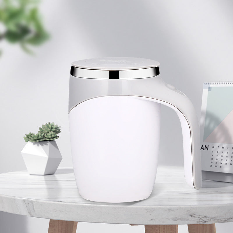Electric Self-Stirring Cup – Effortless Coffee, Milkshake, or Tea!
