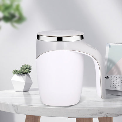 Electric Self-Stirring Cup – Effortless Coffee, Milkshake, or Tea!