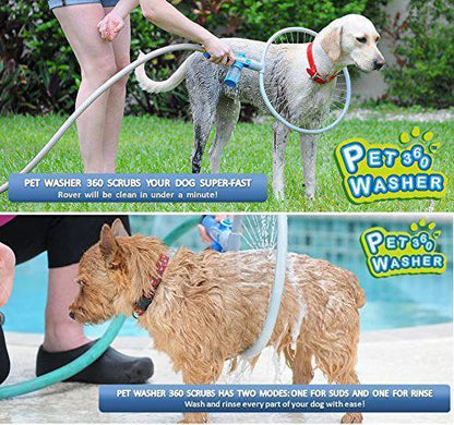 360° Automatic Pet Bath Ring – Easy, Fun Grooming