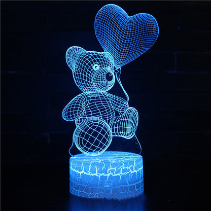 Creative 3D Night Light – Unique Home Decoration Gift