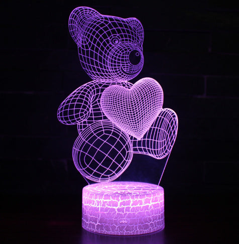 Creative 3D Night Light – Unique Home Decoration Gift