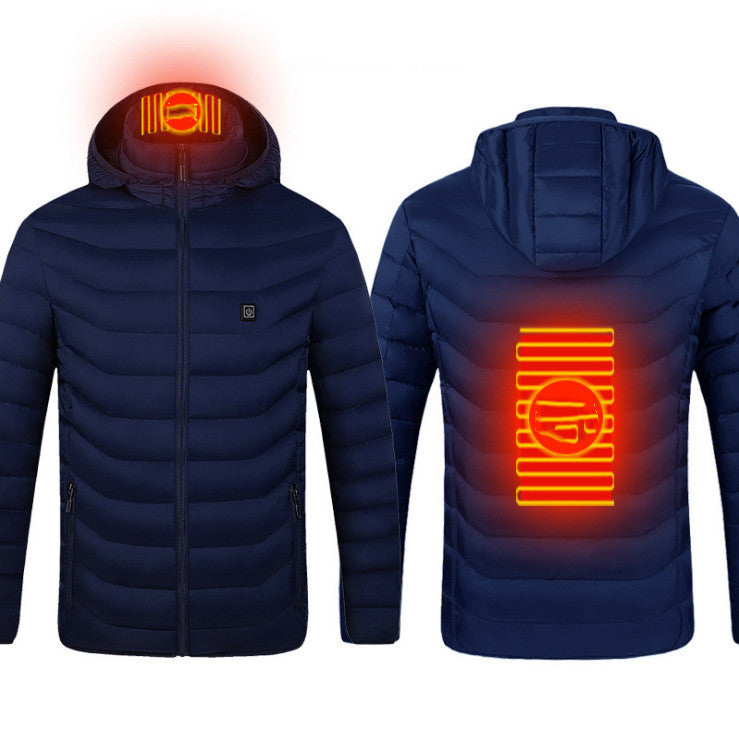 SmartHeat™ Men’s USB Electric Jacket – Warm Winter Coat