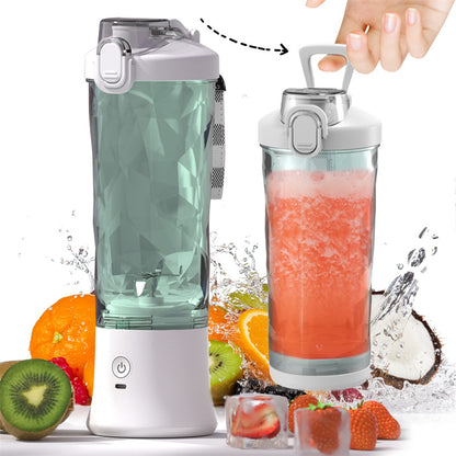 Mini Portable Blender Juicer with 6 Blades – Perfect for Smoothies & Protein Shakes
