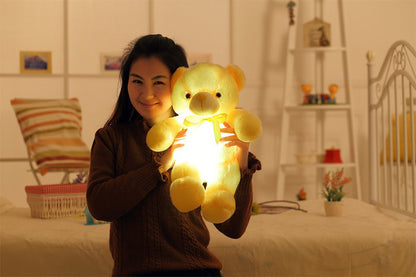 Glow-in-the-dark teddy bear for magical nights!