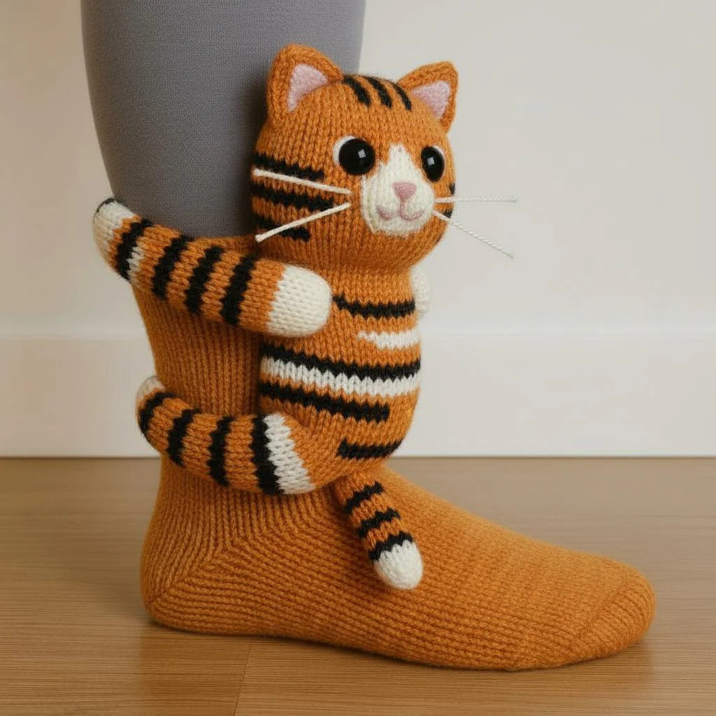 Cute Plush Animal Socks – Soft, Comfy, Playful Style!