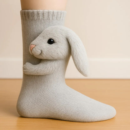 Cute Plush Animal Socks – Soft, Comfy, Playful Style!