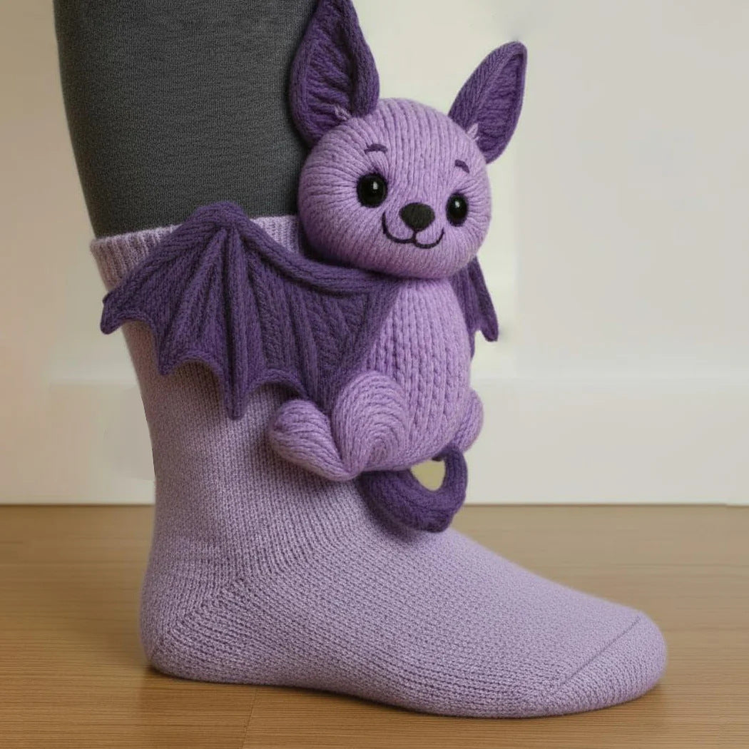 Cute Plush Animal Socks – Soft, Comfy, Playful Style!
