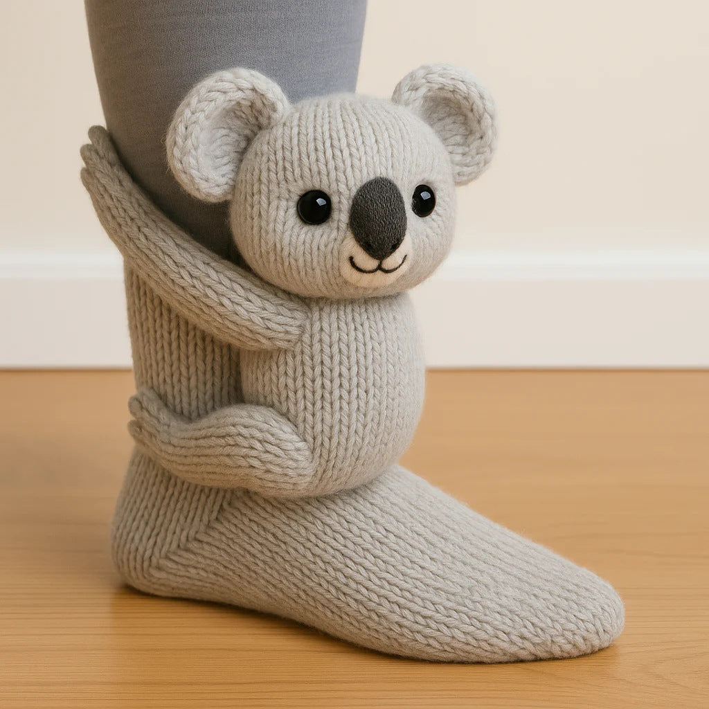Cute Plush Animal Socks – Soft, Comfy, Playful Style!