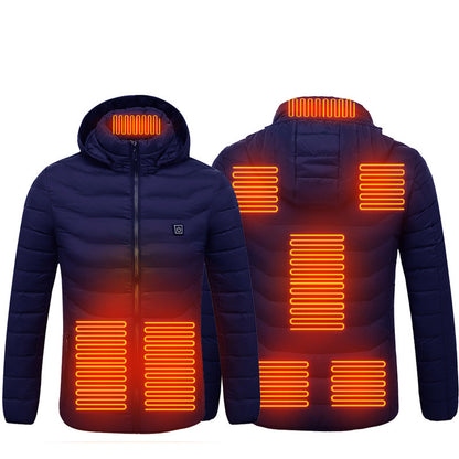 SmartHeat™ Men’s USB Electric Jacket – Warm Winter Coat