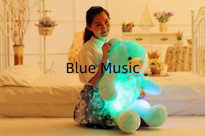 Glow-in-the-dark teddy bear for magical nights!
