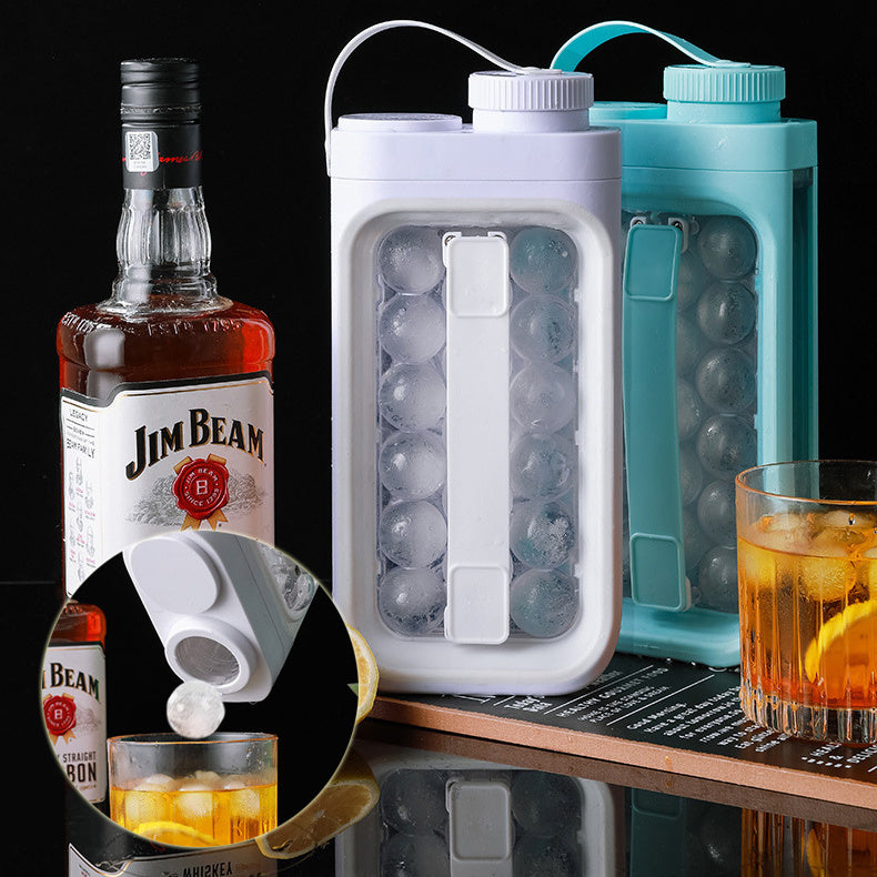 Portable 2-in-1 Ice Maker – Easy Summer Refreshment