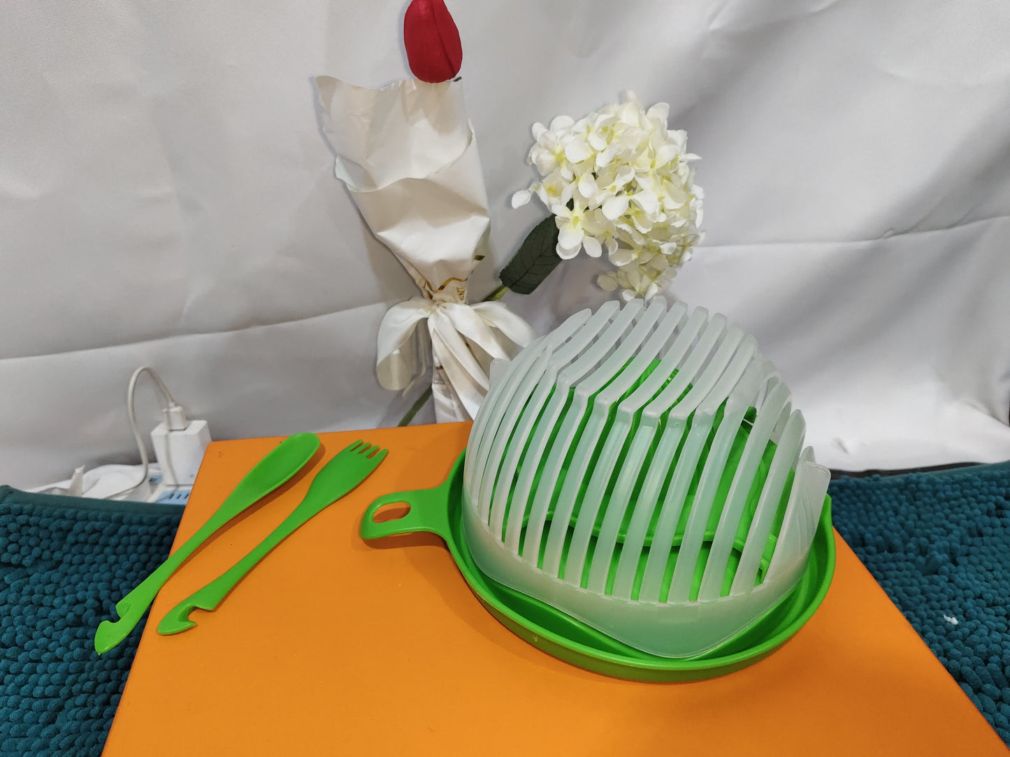 Chop fruits and veggies quickly, easily, and safely!