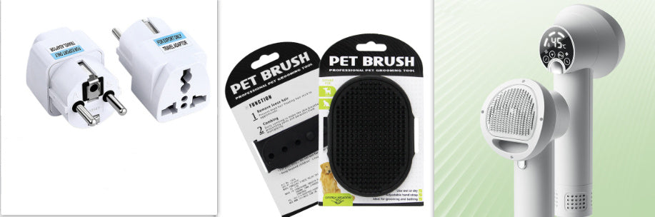 Pet Dryer & Brush Combo – Gentle Grooming Made Easy