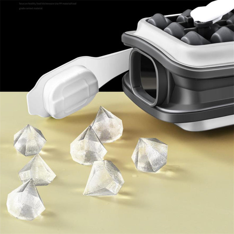 Diamond Ice Ball Maker – Portable Silicone Ice Cube Tool