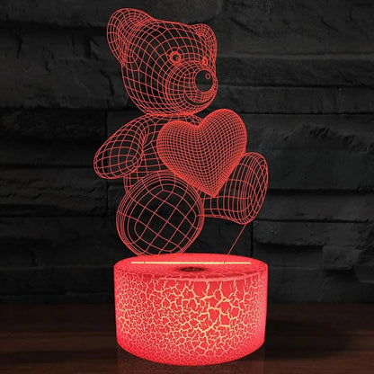 Creative 3D Night Light – Unique Home Decoration Gift