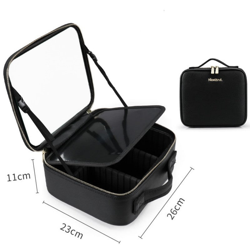 Fashionable LED Cosmetic Case for Organized Beauty on Go